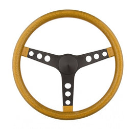 GRANT 8457 Steering Wheel Mtl Flake Gold/Spoke Blk 13.5