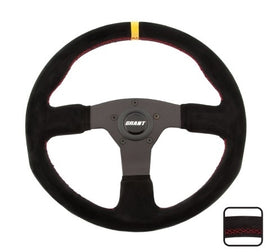 GRANT 8547 Suede Series Steering Wh eel 13.75 Dia. 1in Dish