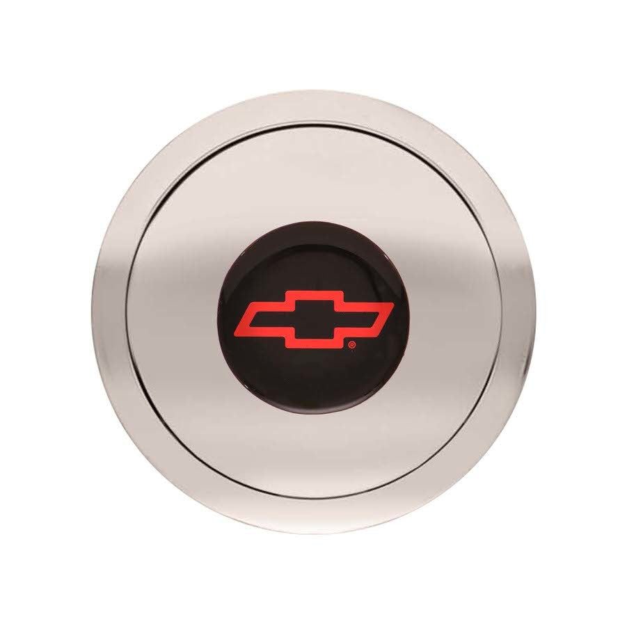 GT PERFORMANCE 11-1122 GT9 Horn Button Chevy Bow Tie Red