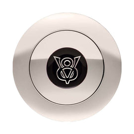 GT PERFORMANCE 11-1163 GT9 Horn Button V8 Logo Color Emblem