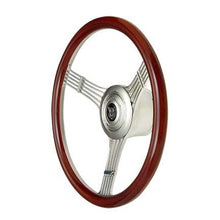 Load image into Gallery viewer, GT PERFORMANCE 21-4247 Steering Wheel Retro Banjo Wood Pol. Spokes