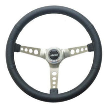 Load image into Gallery viewer, GT PERFORMANCE 35-5445 Steering Wheel Retro Leather Stainless Spokes