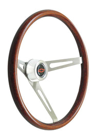 GT PERFORMANCE 36-5459 Steering Wheel GT Retro Wood Dark Finish
