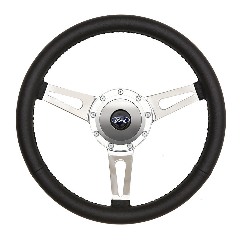 GT PERFORMANCE 38-4245 GT9 Retro Cobra Style Steering Wheel Black