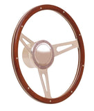 GT PERFORMANCE 38-4247 Steering Wheel GT9 Retro Cobra Wood