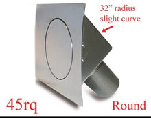 Load image into Gallery viewer, HAGAN STREET ROD NECESSITIES 45RQ Round Quarter Panel Fuel Door Hinged On Left