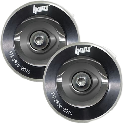 HANS AK113111K HANS Helmet Anchors PRO Post Style Aluminum Black for SAH Helmets (Part Number AK113111K)