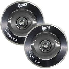 HANS AK113111K HANS Helmet Anchors PRO Post Style Aluminum Black for SAH Helmets (Part Number AK113111K)