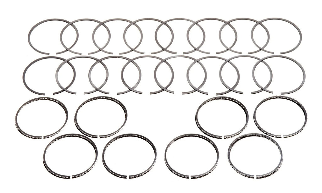 HASTINGS 2M4860040 HASTINGS SBC Piston Ring Set for 4.040 Inch Bore - Standard Tension Iron Rings