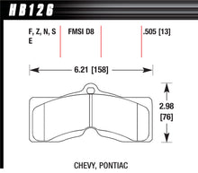 Load image into Gallery viewer, HAWK BRAKE HB126Z505 Performance Street Brake Pads (4)