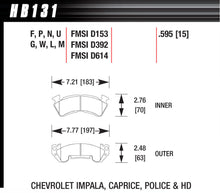 Load image into Gallery viewer, HAWK BRAKE HB131U595 Full Size GM Magnum DTC-70