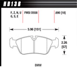 HAWK BRAKE HB136G690 Brake Pads DTC-60 BMW Front