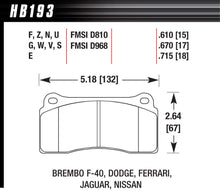 Load image into Gallery viewer, HAWK BRAKE HB193F670 Street Brake Pads Front Viper HPS