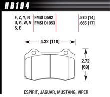 Load image into Gallery viewer, HAWK BRAKE HB194Z570 Performance Street Brake Pad (4)