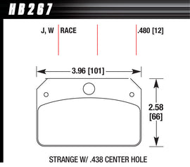 HAWK BRAKE HB267W480 Brake Pads Strange DTC-30