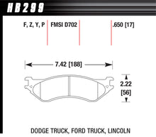Load image into Gallery viewer, HAWK BRAKE HB299P650 Performance Street Brake Pads (4)