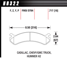 Load image into Gallery viewer, HAWK BRAKE HB322P717 Performance Street Brake Pads (4)