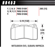 Load image into Gallery viewer, HAWK BRAKE HB453Z585 Performance Street Brake Pads(4)