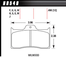 Load image into Gallery viewer, HAWK BRAKE HB540G490 BRAKE PAD DYNALITE FRONT AND REAR DTC-60