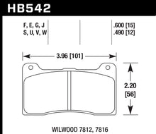 Load image into Gallery viewer, HAWK BRAKE HB542V.490 Brake Pad DT-50 7812 / 7816