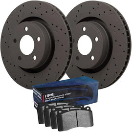 HAWK BRAKE HKC4406.568F Brake Rotor & Pad Kit Rear GM