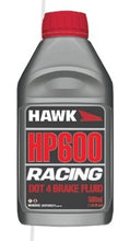 Load image into Gallery viewer, HAWK BRAKE HP600 Hawk Brake HP600 DOT 4 Brake Fluid - 16.9 fl oz (500 ml) for Reliable Vehicle Performance