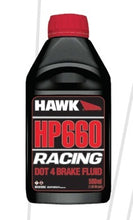 Load image into Gallery viewer, HAWK BRAKE HP660 Hawk Brake HP660 Glycol DOT 4 Brake Fluid - 16.9 fl oz (500 ml)