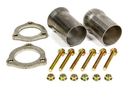 HEDMAN 21155 HEDMAN 21155 Stainless Steel Collector Reducer 2.5 Inch Inlet to 2.5 Inch Outlet with 3-Bolt Ball & Socket Flange Kit