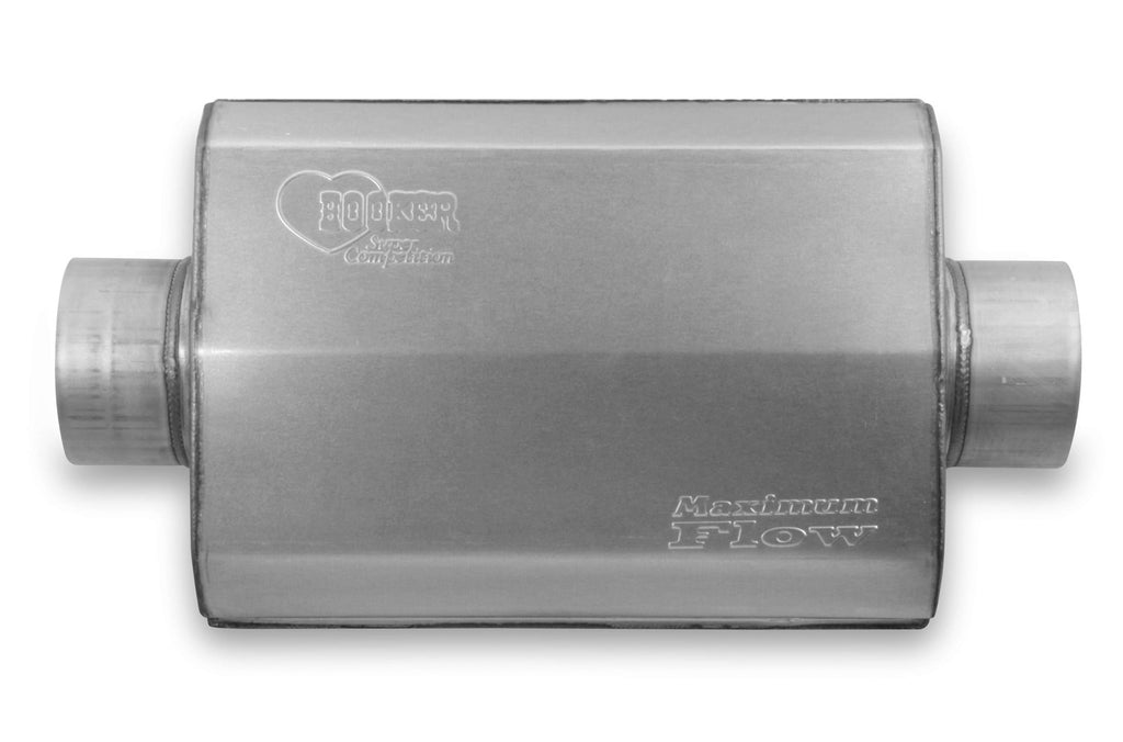 HOOKER 21609HKR Hooker Maximum Flow Muffler 21609HKR, 4-Inch Center Inlet and Outlet