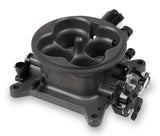 HOLLEY 112-587 MPFI Throttle Body 1000 CFM Hard Core Gray