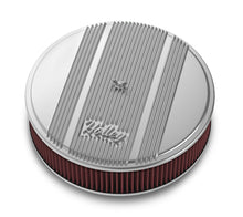 Load image into Gallery viewer, HOLLEY 120-151 14x3 Die Cast Finned Alm Air Cleaner  Polished