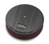 HOLLEY 120-153 14x3 Die Cast Finned Alm Air Cleaner  Black