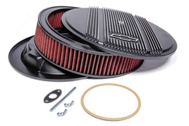 HOLLEY 120-172 14 x 3 Air Cleaner Finned Bowtie Black