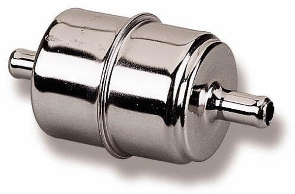 HOLLEY 162-523 3/8in Chrome Fuel Filter