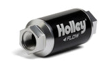 HOLLEY 162-550 Billet HP Fuel Filter - 3/8NPT 10-Micron 100GPH