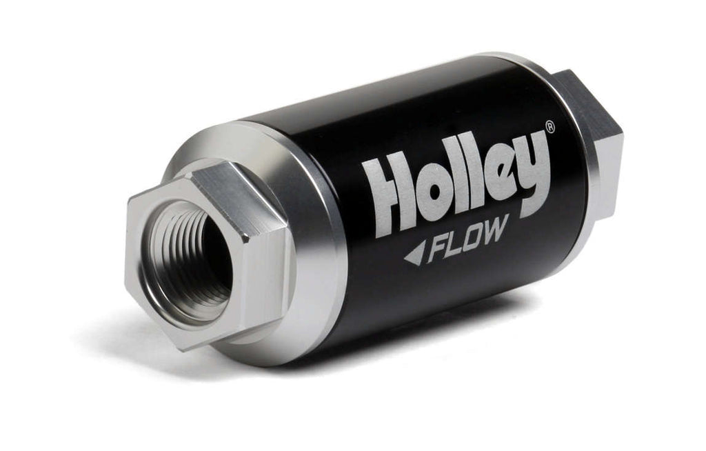 HOLLEY 162-562 Billet HP Fuel Filter - 3/8NPT 40-Micron 100GPH