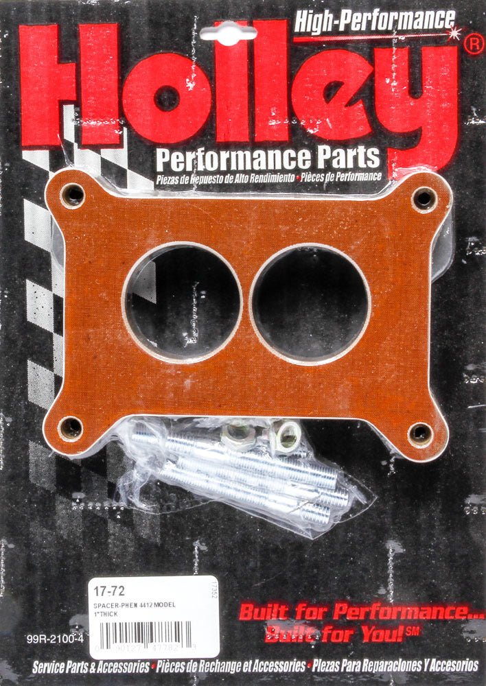 HOLLEY 17-72 1in Carburetor Spacer 2300 Flange