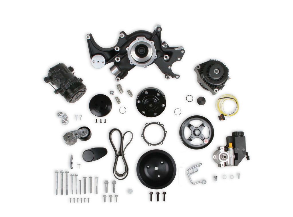 HOLLEY 20-242BK BBC Accessory Drive Sys. Mid Mount - Black