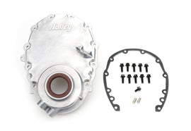 HOLLEY 21-152 SBC Vortec Alm Timing Cover w/Crank Senspr