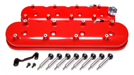 HOLLEY 241-113 GM LS Tall Valve Cover Set - Gloss Red