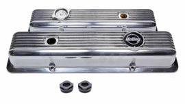 HOLLEY 241-137 SBC Muscle Series Valve Covers  (pair)
