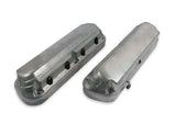 HOLLEY 241-185 2-Piece Alm Valve Cover Set GM LS Natural Finish