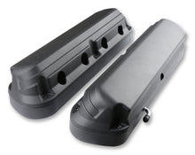 Load image into Gallery viewer, HOLLEY 241-187 2-Piece Alm Valve Cover Set GM LS Black Finish
