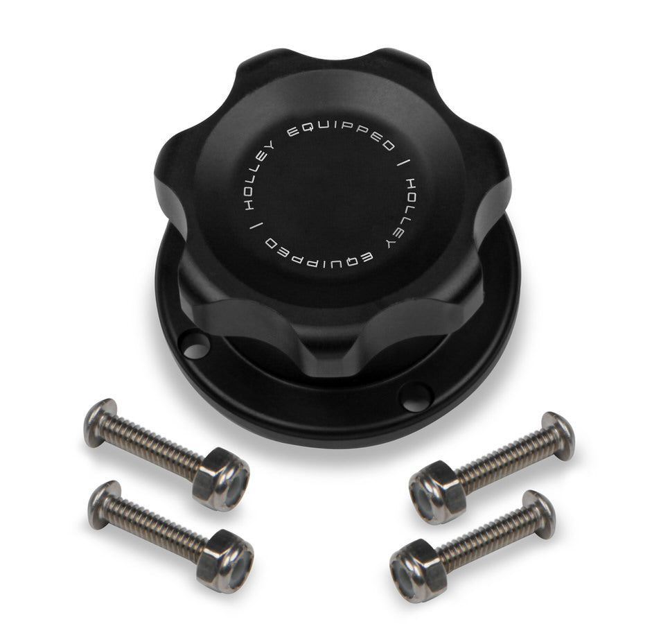 HOLLEY 241-230 Alm Fill Cap Kit w/Alm 4-Bolt Bung