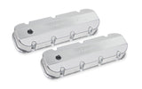HOLLEY 241-280 BBC Billet Rail Fab. Alm Valve Covers w/.125 Hole