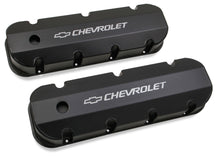 Load image into Gallery viewer, HOLLEY 241-281 BBC Billet Rail Fab. Alm Valve Covers w/.125 Hole