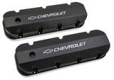 HOLLEY 241-281 BBC Billet Rail Fab. Alm Valve Covers w/.125 Hole