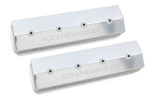 Load image into Gallery viewer, HOLLEY 241-285 SBC Billet Rail Fab. Alm Valve Covers wo/Hole