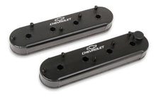 Load image into Gallery viewer, HOLLEY 241-294 LS Billet Rail Fab. Alm Valve Covers  w/Oil Cap