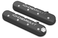 Load image into Gallery viewer, HOLLEY 241-402 LS Series Valve Covers w/Bowtie Chevrolet Logo